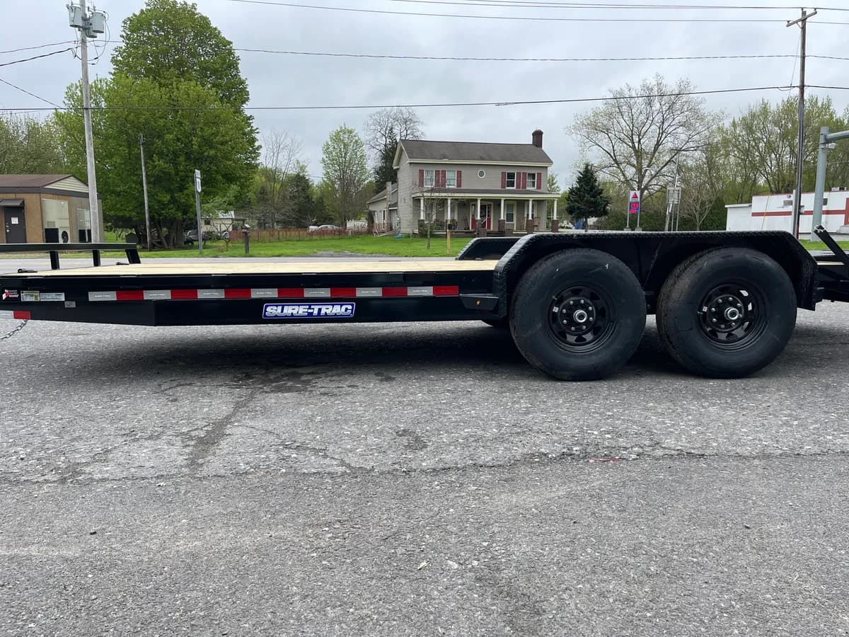 Sure-Trac 7x20 (17+3) 14K Universal Ramp Equipment Trailer - View 1