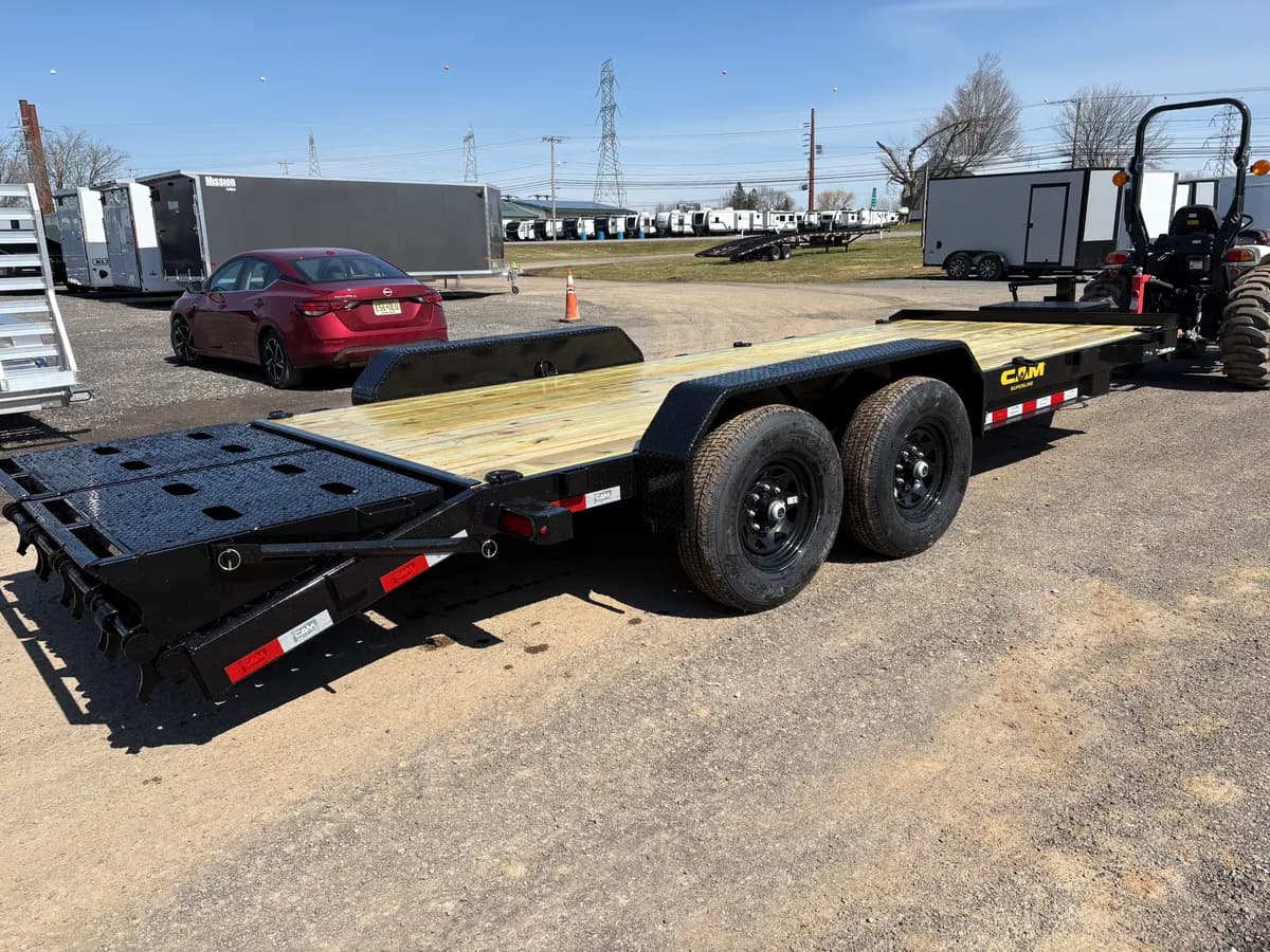 CAM Superline 7x20 15.4K Super Ramp Equipment Trailer - View 1