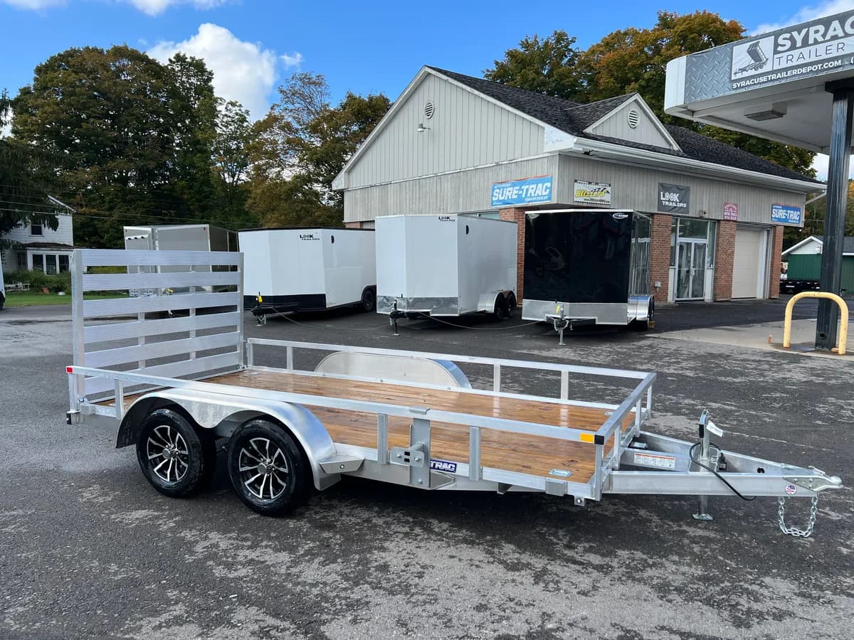 Sure-Trac 7x14 7K Aluminum Utility Trailer - View 1